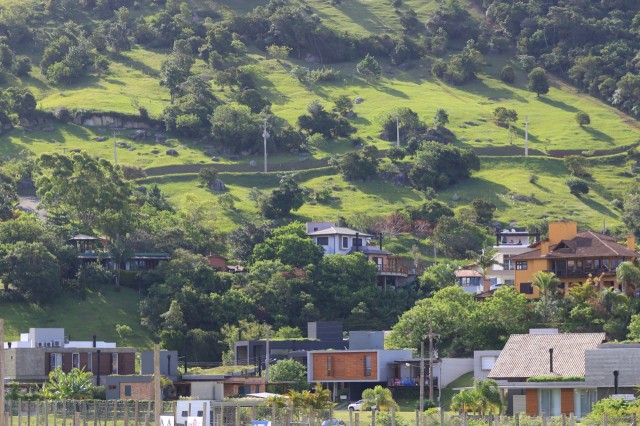 O verde pode ser o elemento que conecta a cidade, que atenua a rigidez da malha urbana e o  volume dos prédios.