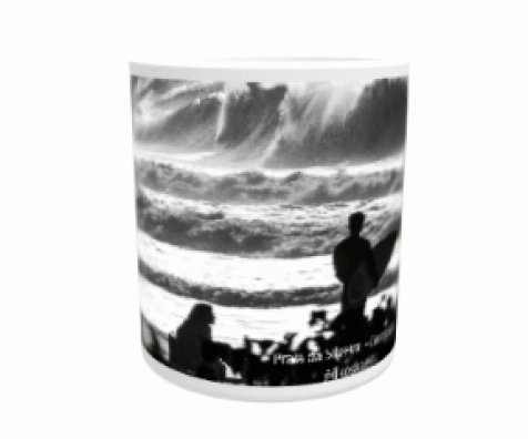 Caneca em Porcelana Com Paisagens e Animais